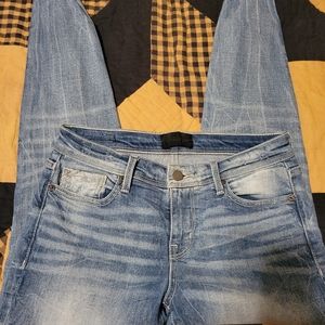 Womens Buckle Black Jeans..size 27